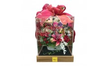 กล่องโมเดลโชว์สินค้า-กล่องใส่ของสะสม-ฐานไม้สักเเท้